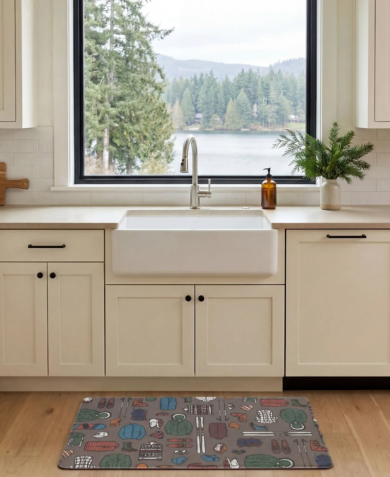 Eddie Bauer Winter Sportswear Non-Slip Kitchen Mat