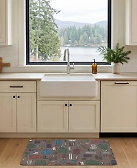 Eddie Bauer Winter Sportswear Non-Slip Kitchen Mat