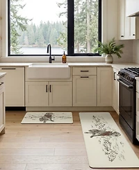 Eddie Bauer Man's Best Friend Non-Slip 2-Piece Kitchen Mat Set
