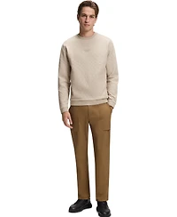 Boss by Hugo x Porsche Men's Regular-Fit Check Jacquard Sweatshirt