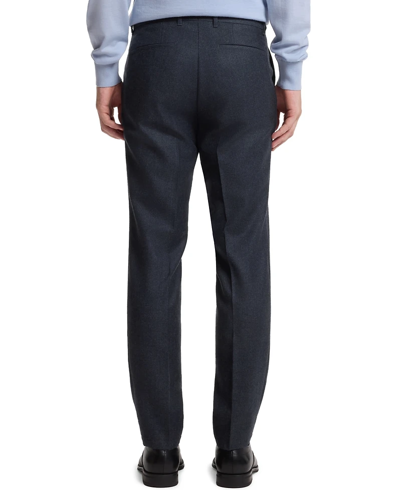 Boss by Hugo Men's Wool Slim-Fit Patterned Pants