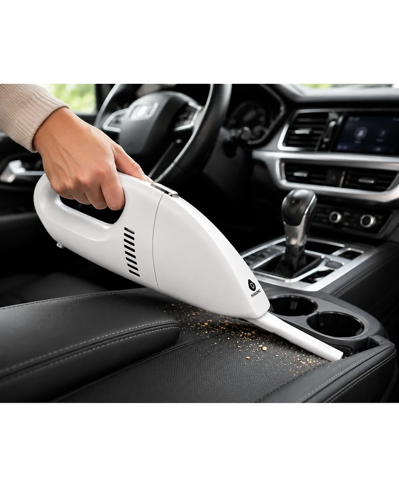 Pursonic Deep Cleaning Duo Bundle: Cordless Power Scrubber Cleaning Brush Pursonic Car Vacuum Cleaner