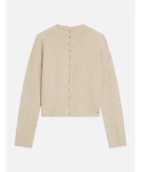 Scotch & Soda Women's Fuzzy Funnel-Neck Cardigan