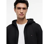 Tommy Hilfiger Men's Long Sleeve Zip-Front Flag Logo Hoodie
