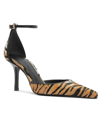 Schutz Women's Jenny Ankle Strap Pointed Toe Pumps