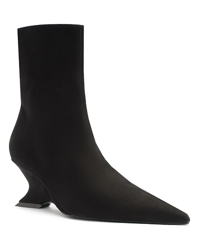 Schutz Women's Siena Mid Wedge Dress Booties