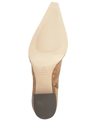 Schutz Women's Raffaela Mid Block Heel Dress Booties
