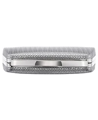 Nina Genesis Metallic Woven Small Handle Clutch Handbag