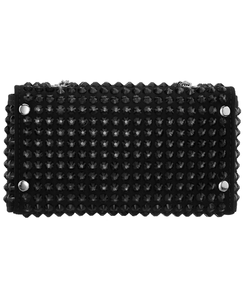 Nina Bixby Crystal Trim Mini Crossbody Handbag