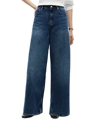 Tommy Hilfiger Women's Indie High-Rise Wide-Leg Jeans