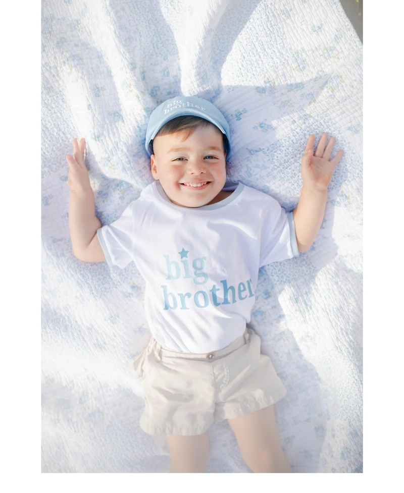 Bits & Bows Toddler Boys' 2T-5T Big Brother Graphic Cotton T-Shirt