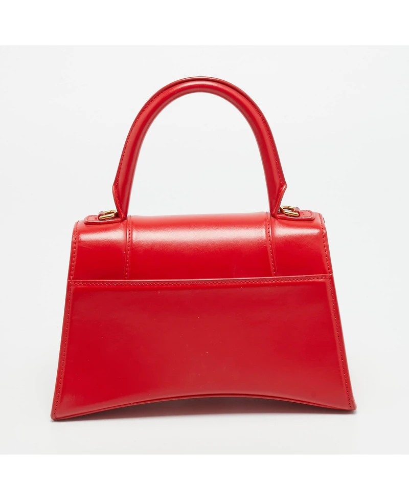 Pre-Owned Balenciaga Women's Hourglass Small Leather Top Handle Bag