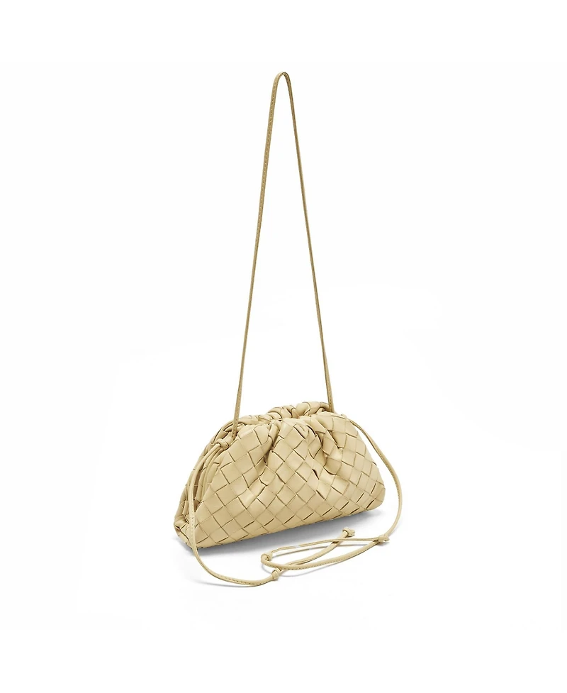 Pre-Owned Bottega Veneta The Pouch Mini Intrecciato Leather Bag