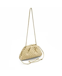Pre-Owned Bottega Veneta The Pouch Mini Intrecciato Leather Bag