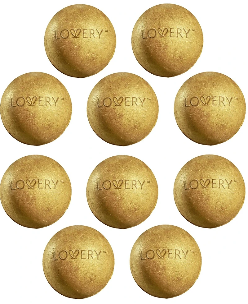 Lovery 24K Gold Bath Bombs - 10Pc Spa Bubble Bombs Gift Set