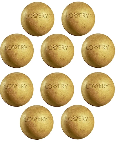 Lovery 24K Gold Bath Bombs - 10Pc Spa Bubble Bombs Gift Set