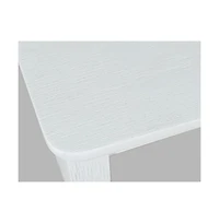 Jofran Eastern Tides Coastal Wire-Brushed Acacia Backless Counter Barstool (Set of 2)