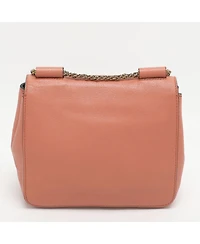 Pre-Owned Chloe women's Drew Medium Pebbled Leather Shoulder Bag