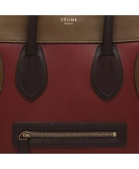 Pre-Owned Celine Women's Mini Luggage Leather Tote