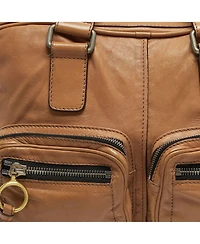Pre-Owned Chloe Women's Leather Double Pocket Satchel Bag