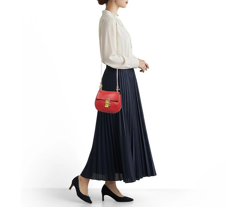 Pre-Owned Chloe Drew Small Leather Shoulder Bag