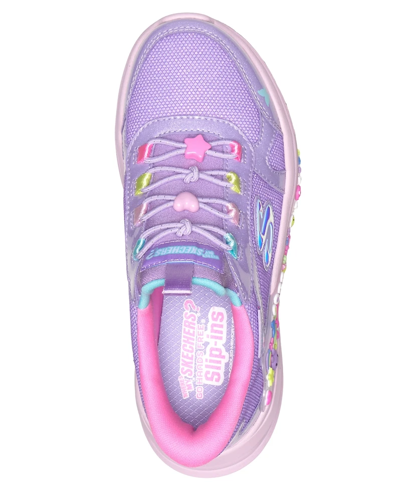 Skechers Little Girls Slip-ins: Hyper-Quest - Where's My Charm Pop Lifestyle Sneakers from Finish Line
