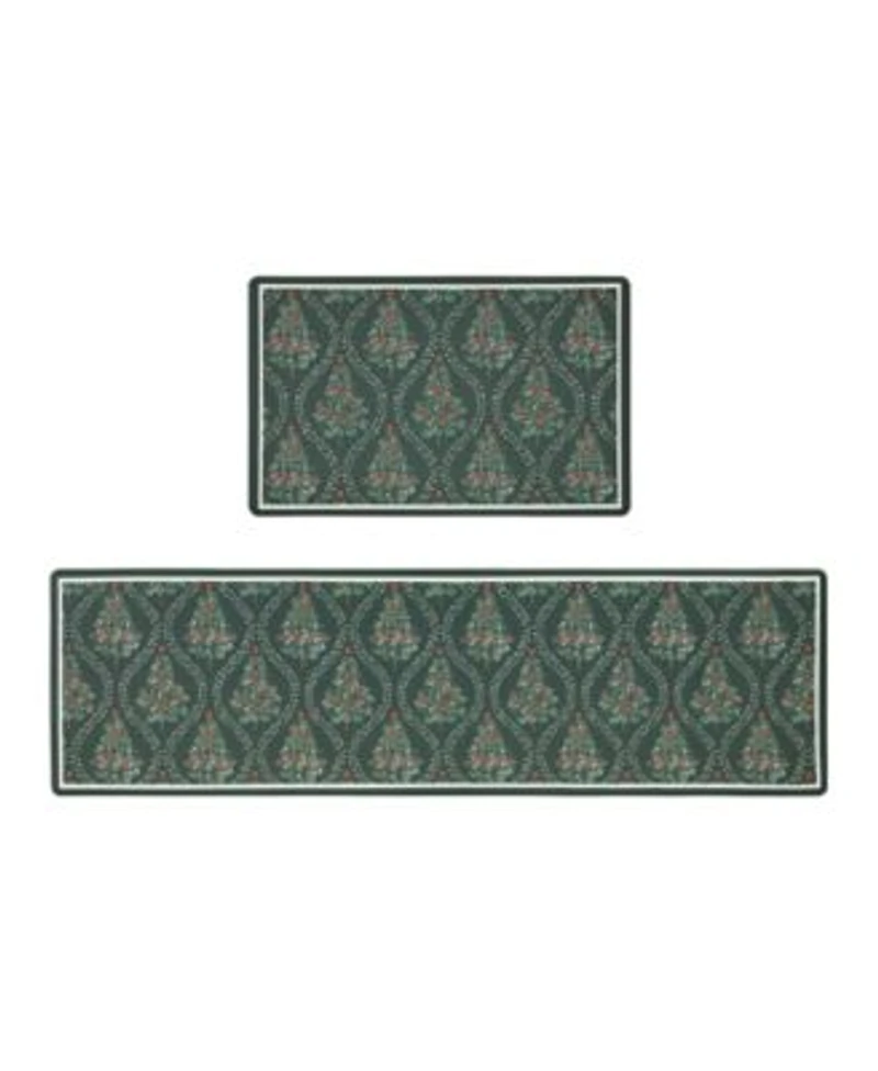 Laura Ashley Frestwick Glade Non Slip Kitchen Wellness Mats