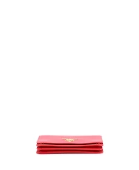Pre-Owned Prada Chain Wallet Crossbody Saffiano Leather