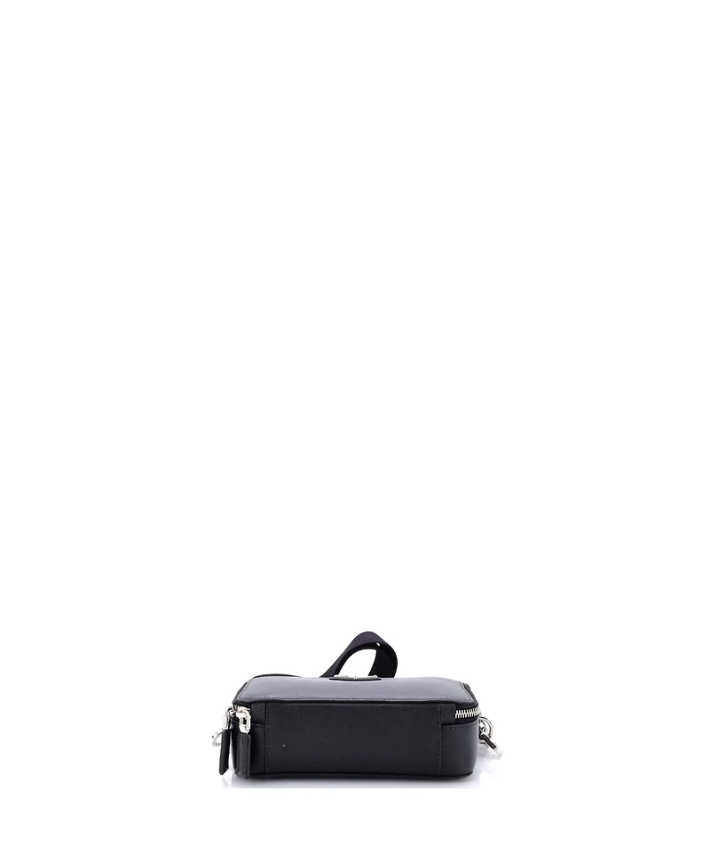 Pre-Owned Prada Mini Brique Camera Crossbody Bag Saffiano Leather