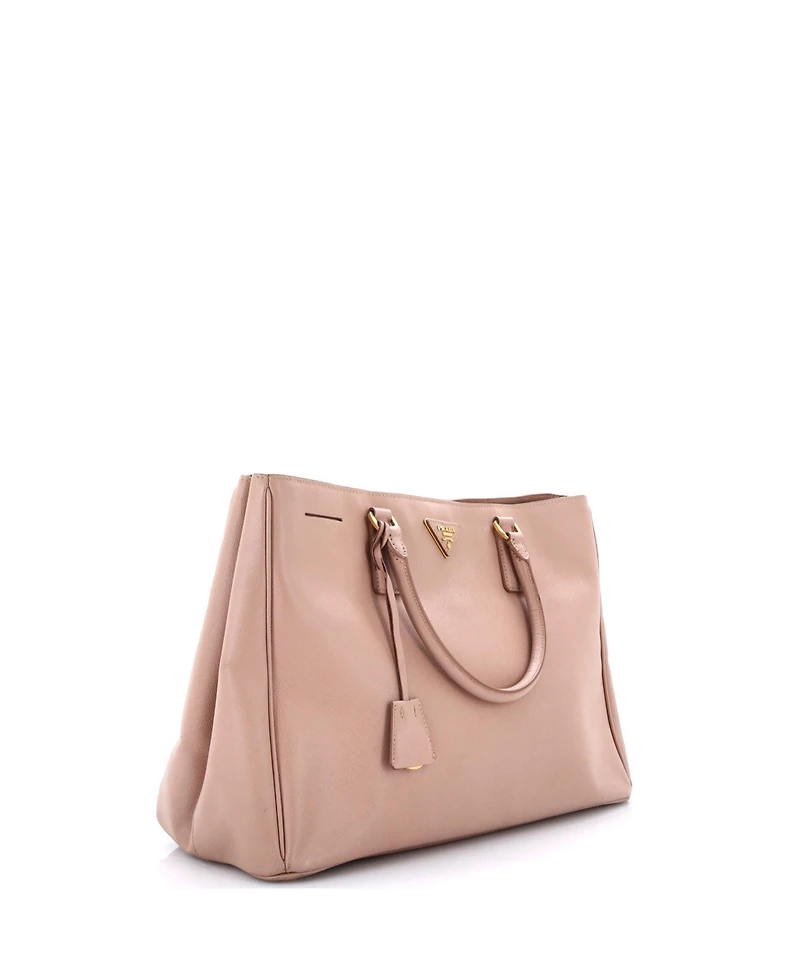 Pre-Owned Prada Large Lux Open Tote Saffiano Leather
