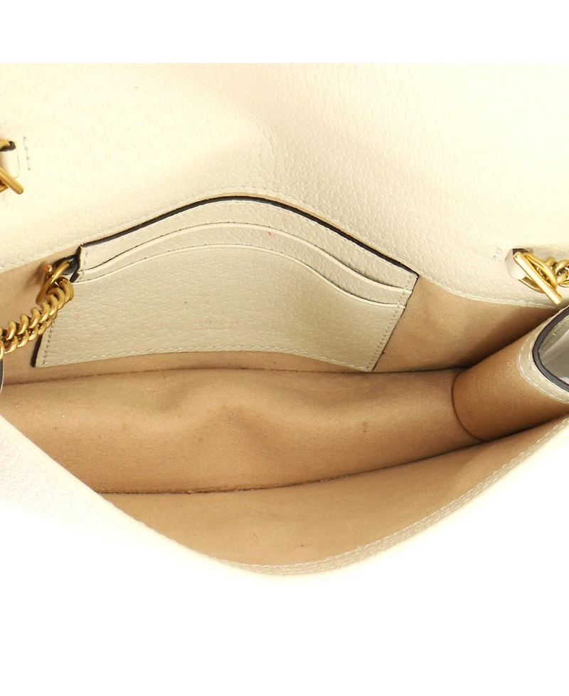 Pre-Owned Gucci Mini Diana Bamboo Chain Flap Bag Leather