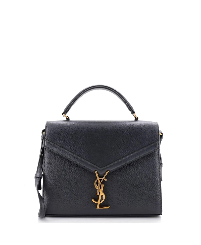 Pre-Owned Saint Laurent Medium Cassandra Top Handle Bag Leather