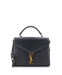 Pre-Owned Saint Laurent Medium Cassandra Top Handle Bag Leather