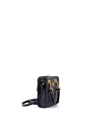Pre-Owned Gucci Mini Gg Marmont Handle Crossbody Bag Matelasse Leather