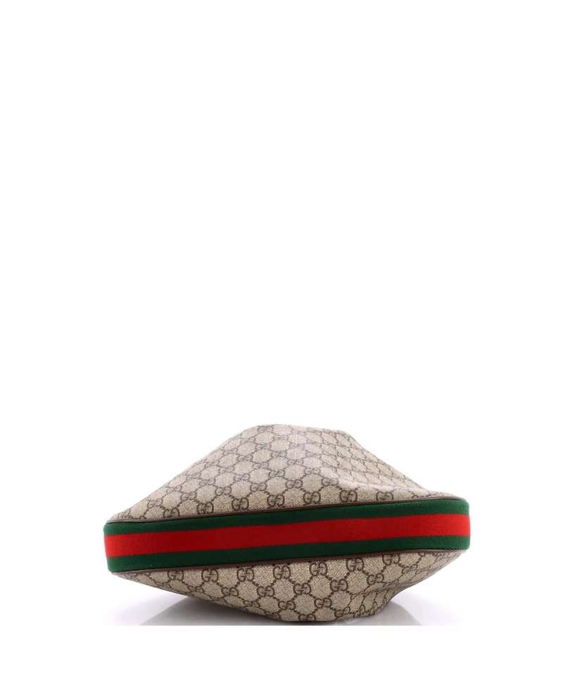 Pre-Owned Gucci Medium Attache Shoulder Bag Gg Coated Canvas