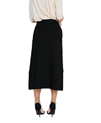 Residus Women's Amine High-Waisted A-Line Midi Skirt