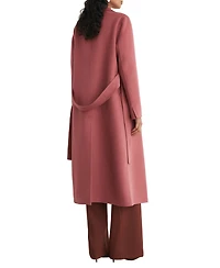 Reiss Women's Marlowe Wool-Blend Double-Breasted Blind-Seam Coat