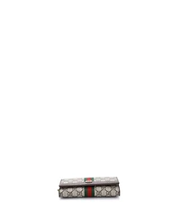 Pre-Owned Gucci Ophidia Chain Wallet Gg Coated Canvas