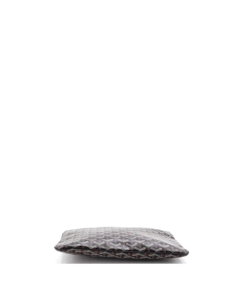 Pre-Owned Goyard Mm Senat Zip Pouch Coated Canvas