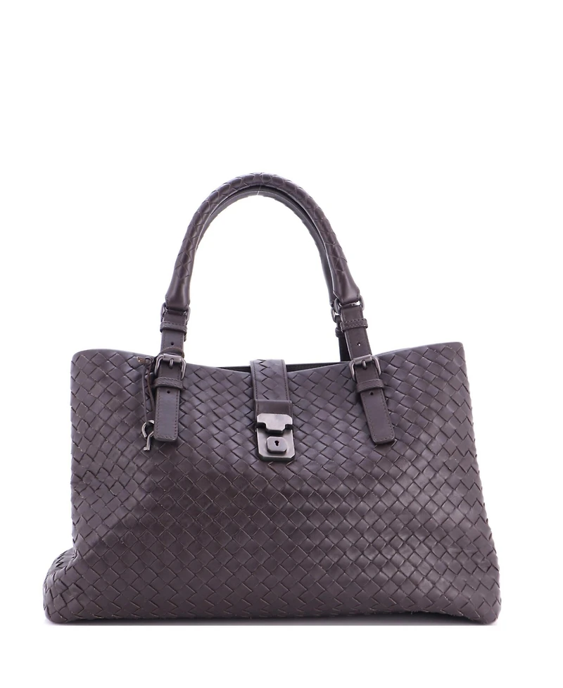 Pre-Owned Bottega Veneta Roma Bag Intrecciato Nappa