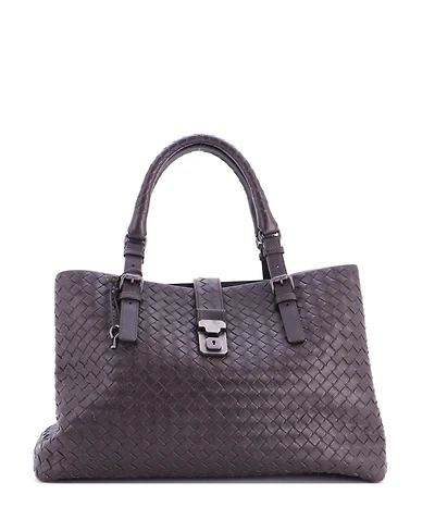 Pre-Owned Bottega Veneta Roma Bag Intrecciato Nappa