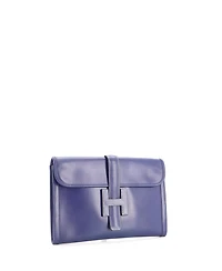 Pre-Owned Hermes Pm Jige Clutch Box Calf