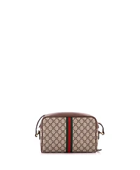 Pre-Owned Gucci Small Ophidia Shoulder Bag Gg Coated Canvas