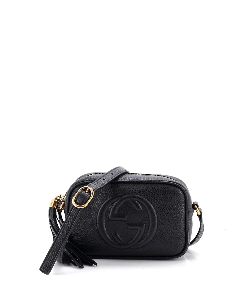Pre-Owned Gucci Mini Soho Disco Crossbody Bag Leather