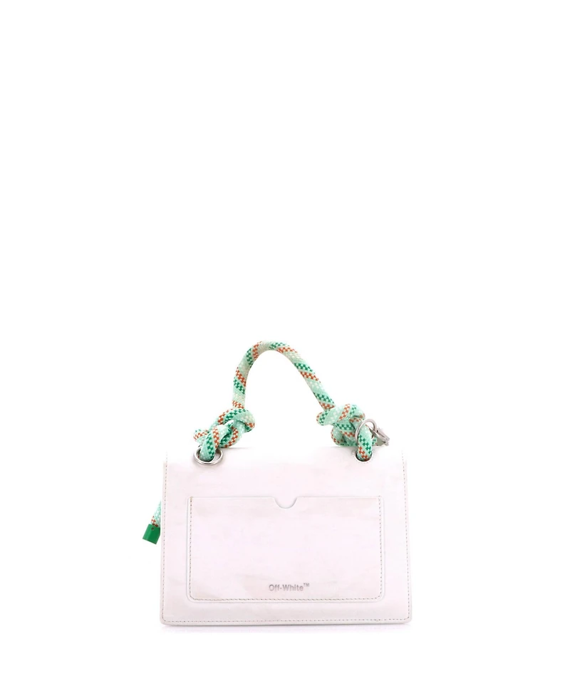 Pre-Owned Off White Gummy Jitney 1.4 Bag Leather
