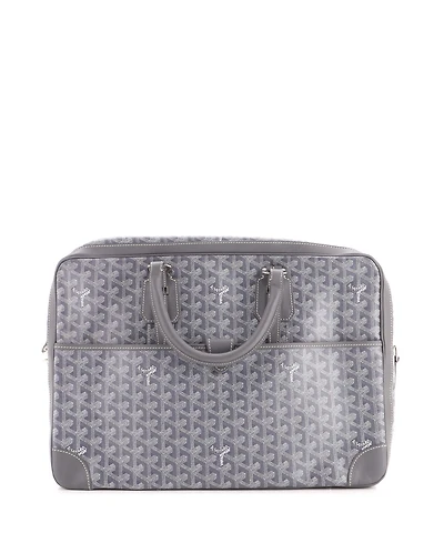 Pre-Owned Goyard Mm Ambassade Briefcase Coated Canvas