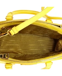 Pre-Owned Prada Mini Double Zip Lux Tote Saffiano Leather