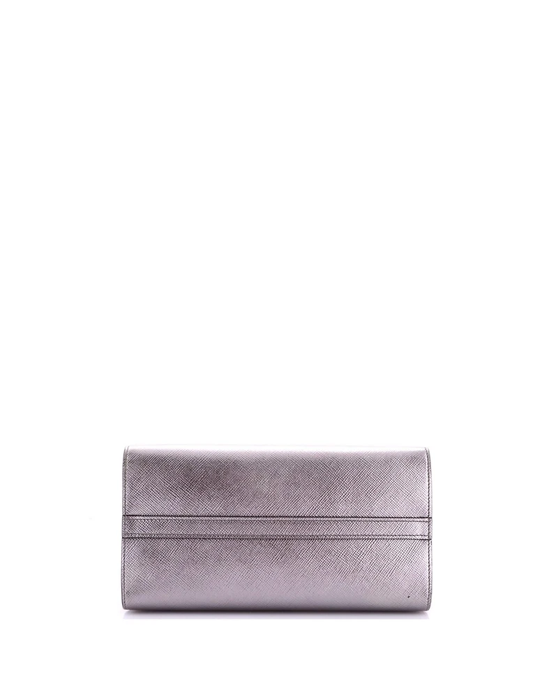 Pre-Owned Prada Small Monochrome Tote Saffiano with City Calf