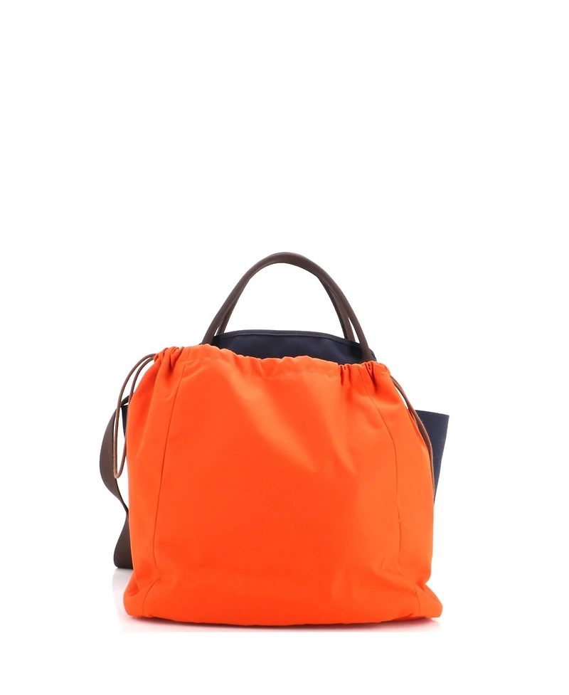 Pre-Owned Hermes Sac De Pansage Groom Handbag Canvas
