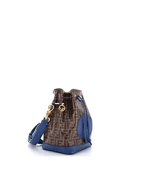 Pre-Owned Fendi Small Mon Tresor Bucket Bag Zucca Coated Canvas